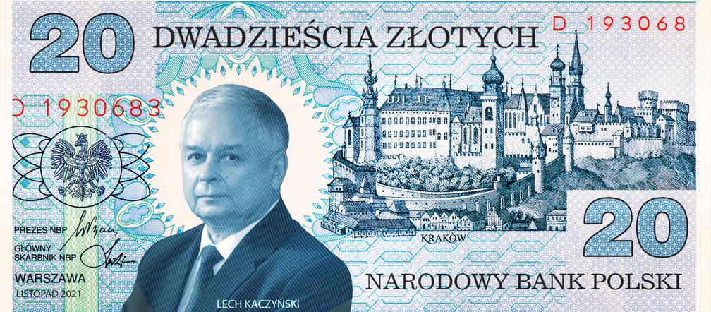Lech Kaczyński na 20 zł. Narodowy Bank Polski szykuje banknot kolekcjonerski