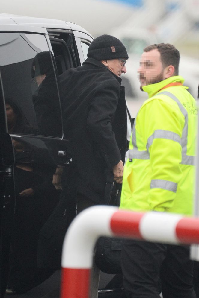 Robert De Niro już w Polsce. Aktor przyłapany na lotnisku w Warszawie