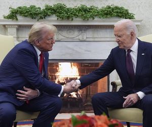 Trump przyjechał do Białego Domu! Plotki o Bidenie szaleją