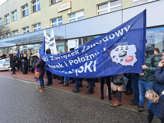Protest pielęgniarek w Tarnowie