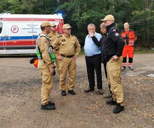 Wypadek w pobliżu Konotopu  - autobus z tirem 