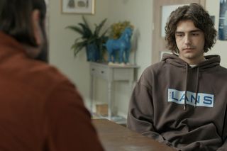 Barwy szczęścia, odcinek 3255. Borys (Jakub Wieczorek), Romeo (Jacek Tyszkiewicz)