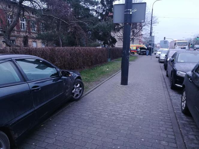 Wypadek na Jagiellońskiej w Bydgoszczy. Kobieta trafiła do szpitala 