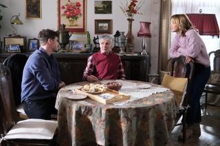 M jak miłość odc. 1793. Kama (Michalina Sosna), stryj Erwin (Andrzej Dopierała), Marcin (Mikołaj Roznerski)