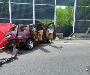 Wypadek na A4 koło Tarnowa - 21.05.2023r.