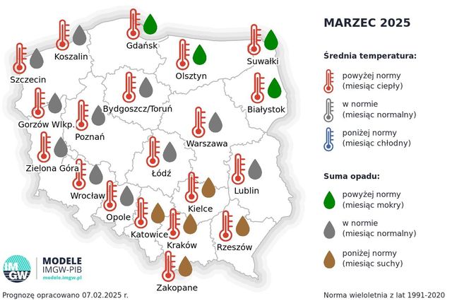 Wiemy, jaka będzie wiosna 2025