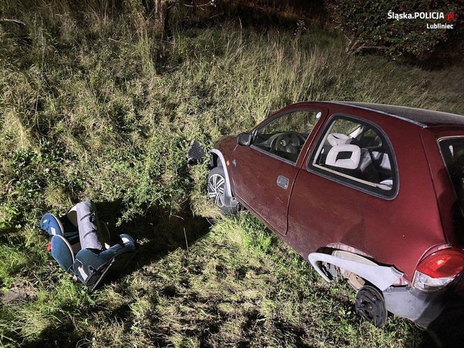 Groźny wypadek na DK46 pod Lubeckiem. 38-letni kierujący oplem trafił do szpitala