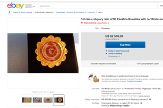 Fałszywe relikwie siostry Faustyny