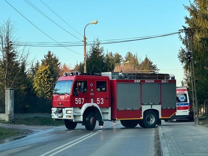 Koszmarny pożar pod Piasecznem. W płomieniach zginął starszy mężczyzna