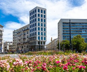 Dawny „szkieletor” przy placu Politechniki 4 w Warszawie