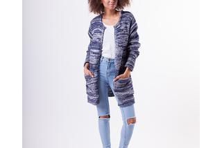 długi sweter, kardigan