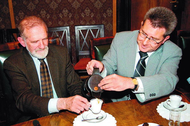 Bronisław Geremek i Ryszard Czarnecki