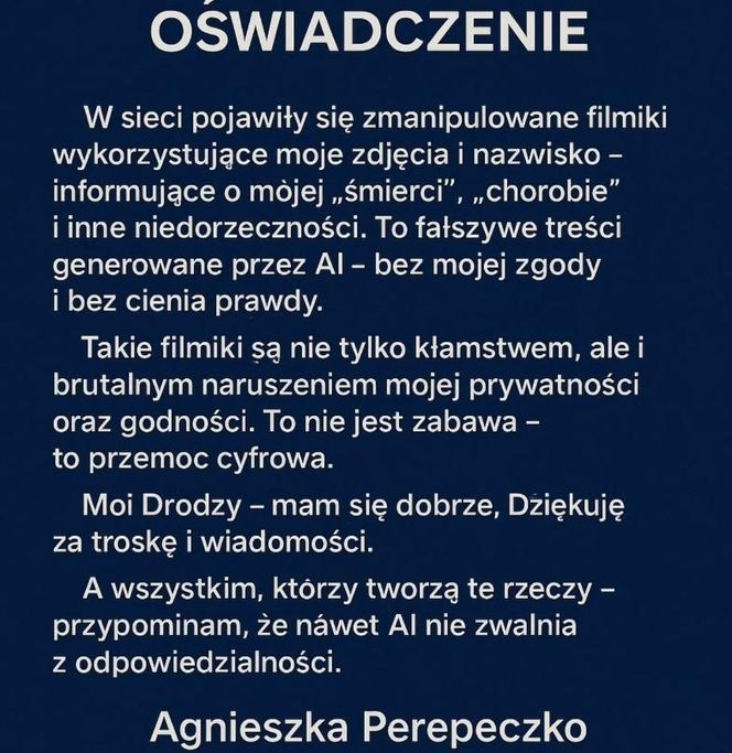 Agnieszka Perepeczko ofiarą obrzydliwego ataku! "To przemoc cyfrowa!"