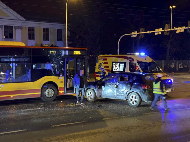 Wypadek na ul.Krakowskiej, Wrocław