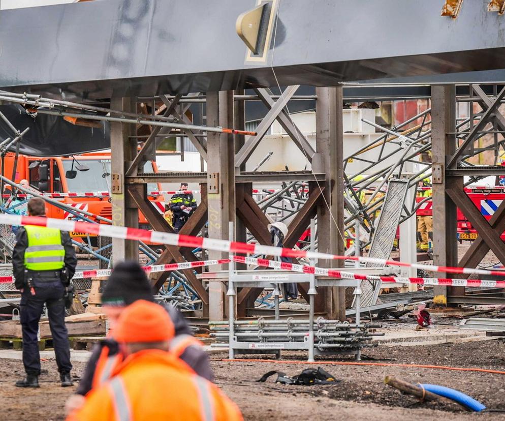 Tragedia podczas budowy mostu w Holandii