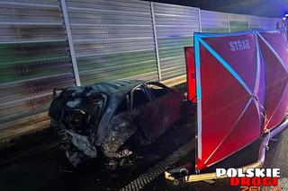 Spłonęli w swoim aucie, bo staranował ich pirat z BMW