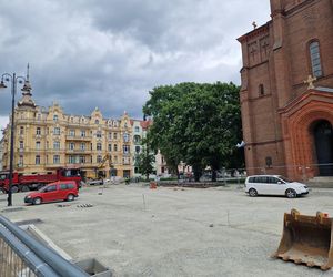 Tak przebiega rewitalizacja Placu Wolności w Bydgoszczy. Zaglądamy na plac budowy