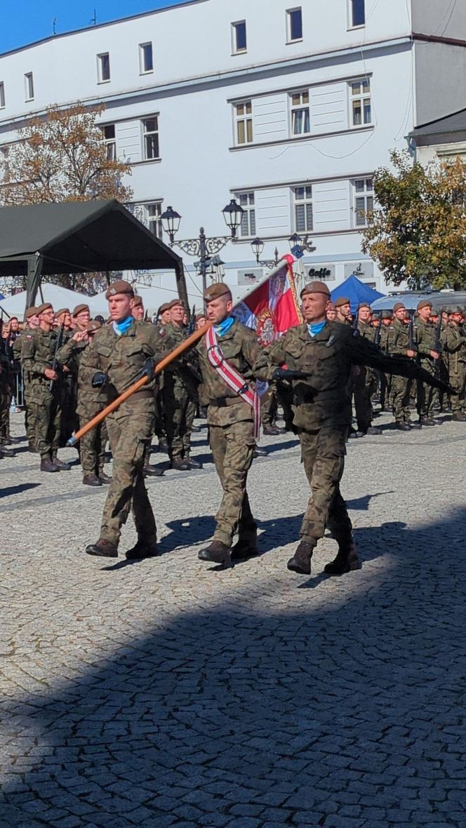 Przysięga żołnierzy WOT w Tarnowskich Górach