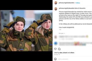 Księżniczka poszła w kamasze. Dostała broń, jest w armii. Zero przywilejów