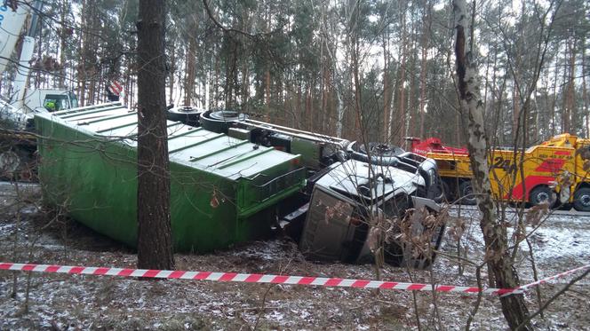 Kolizja ciężarówki Cierpice