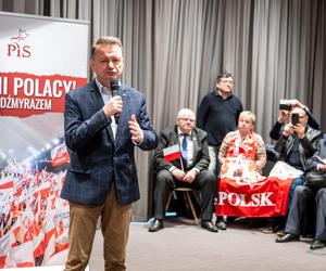 Były szef MON Mariusz Błaszczak w Olsztynie: „Żołnierze na rozkaz zagrają dla Owsiaka”