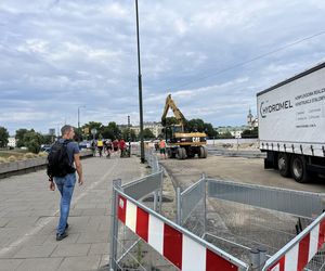 Remont mostu Grunwaldzkiego w Krakowie