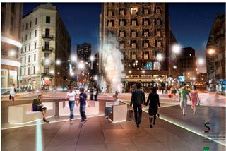 chmielna skrzyżowanie