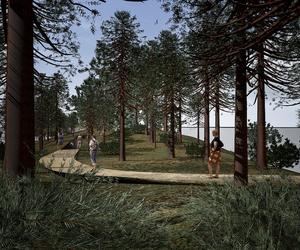 Jonas Dahlberg, wizualizacja pomnika ofiar Andrasa Breivika na wyspie Utoya