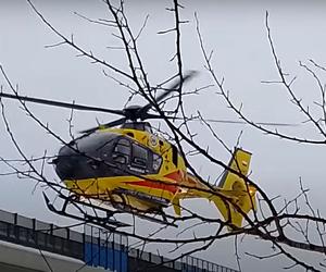 Niesamowity wyczyn pilota helikoptera LPR. Zawisł pod wiaduktem