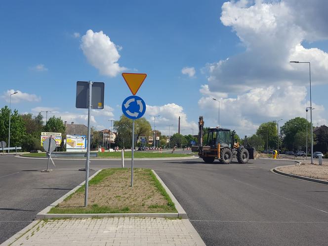 Ostatnie prace na ul. Szybowników w Lesznie