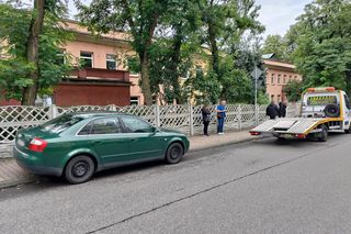 Wyleciał mi przed maskę