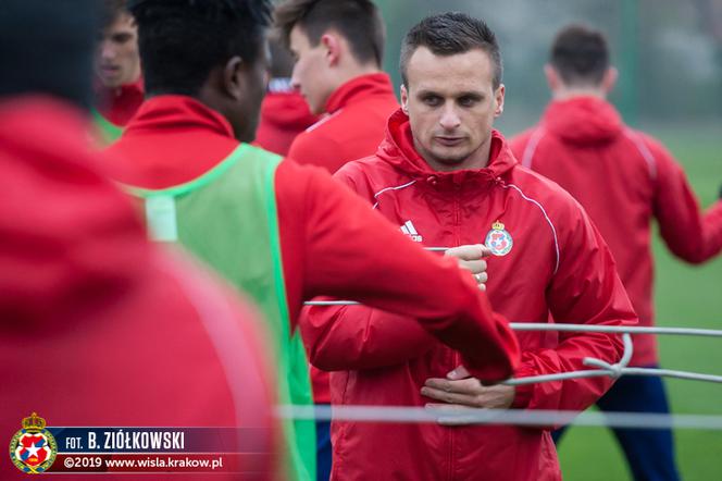 Wisła Kraków - Zagłębie Lubin - trening Wiślaków przed meczem