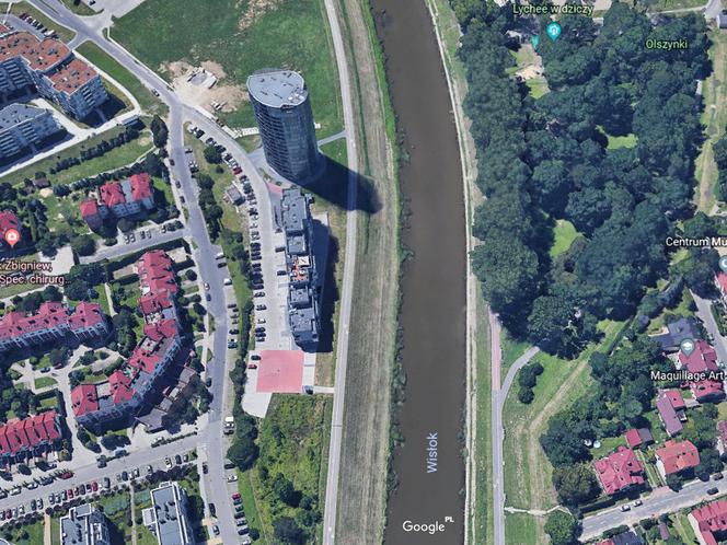 Trójwymiarowy Rzeszów w Google Earth