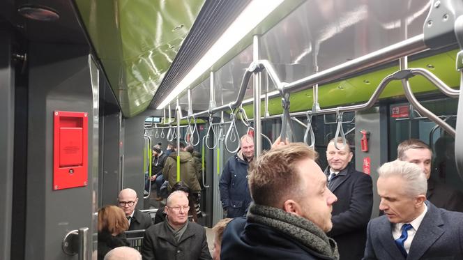 Otwarcie nowej zajezdni tramwajowej oraz pierwsza przejażdżka nową linią tramwajową na Pieczewo
