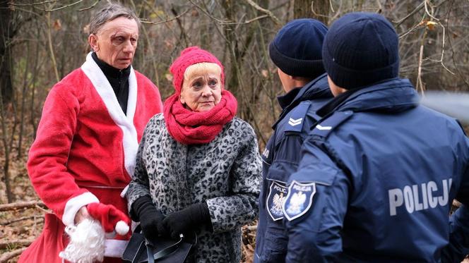 M jak miłość świąteczny odcinek specjalny. Wigilia Mostowiaków. Kisielowa (Małgorzata Rożniatowska), Robert Żak (Krzysztof Tyniec)