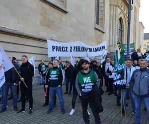 Górnicy protestowali pod ministerstwem przemysłu w Katowicach przeciwko likwidacji KWK Bielszowice