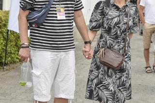 Aleksandra Woźniak z mężem (Szymon Miszewski)