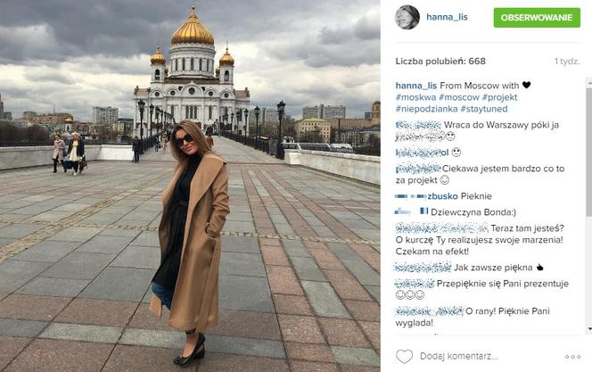 Hanna Lis pomysł na nową pracę weźmie z Rosji?
