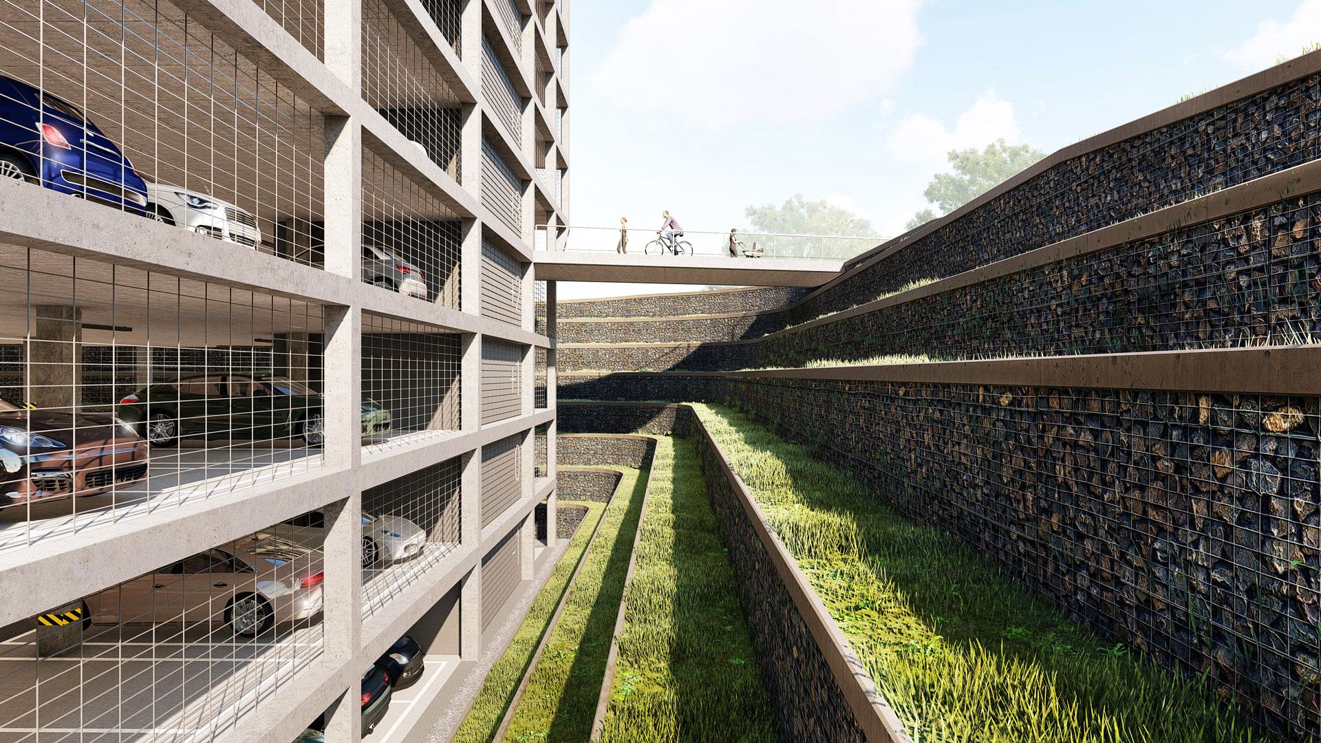 Parking w Strefie Kultury: Katowice rozstrzygnęły konkurs na wielopoziomowy parking w Strefie Kultury