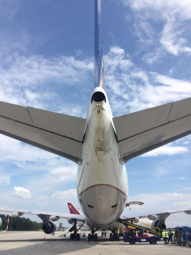 Jumbo Jet na lotnisku w Goleniowie