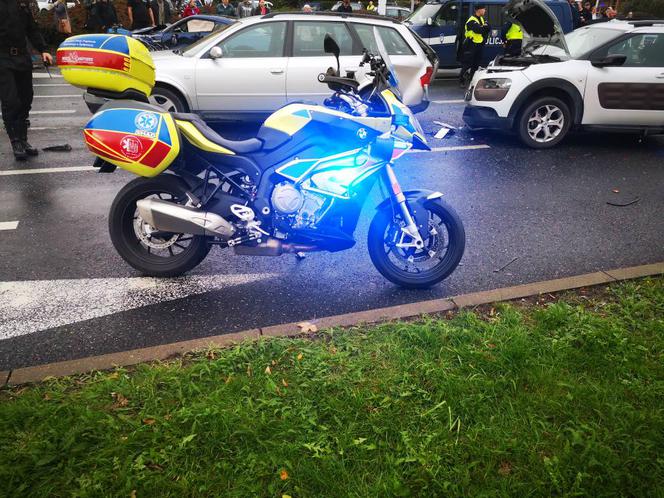 Wypadek na ul. Focha w Bydgoszczy! Wielu rannych! 