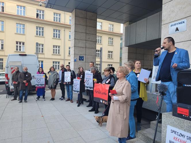 Protest nauczycieli w Poznaniu