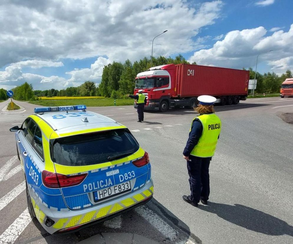 Protest przewoźników w Dorohusku