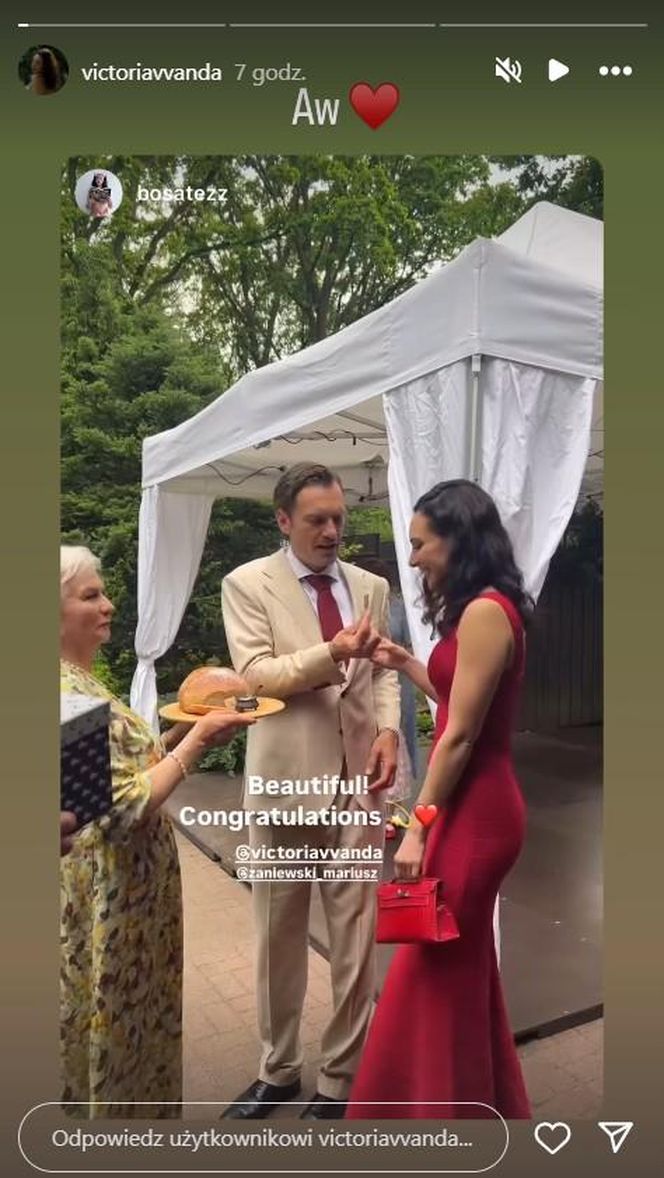 Mariusz Zaniewski z ukochaną