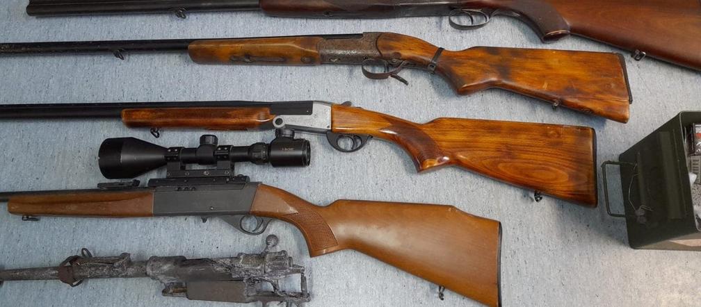 Nielegalny arsenał broni w Dąbrowie Tarnowskiej