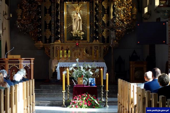 Marcin Radtke. Rodzina, przyjaciele i policjanci pożegnali komendanta z Iławy [ZDJĘCIA]