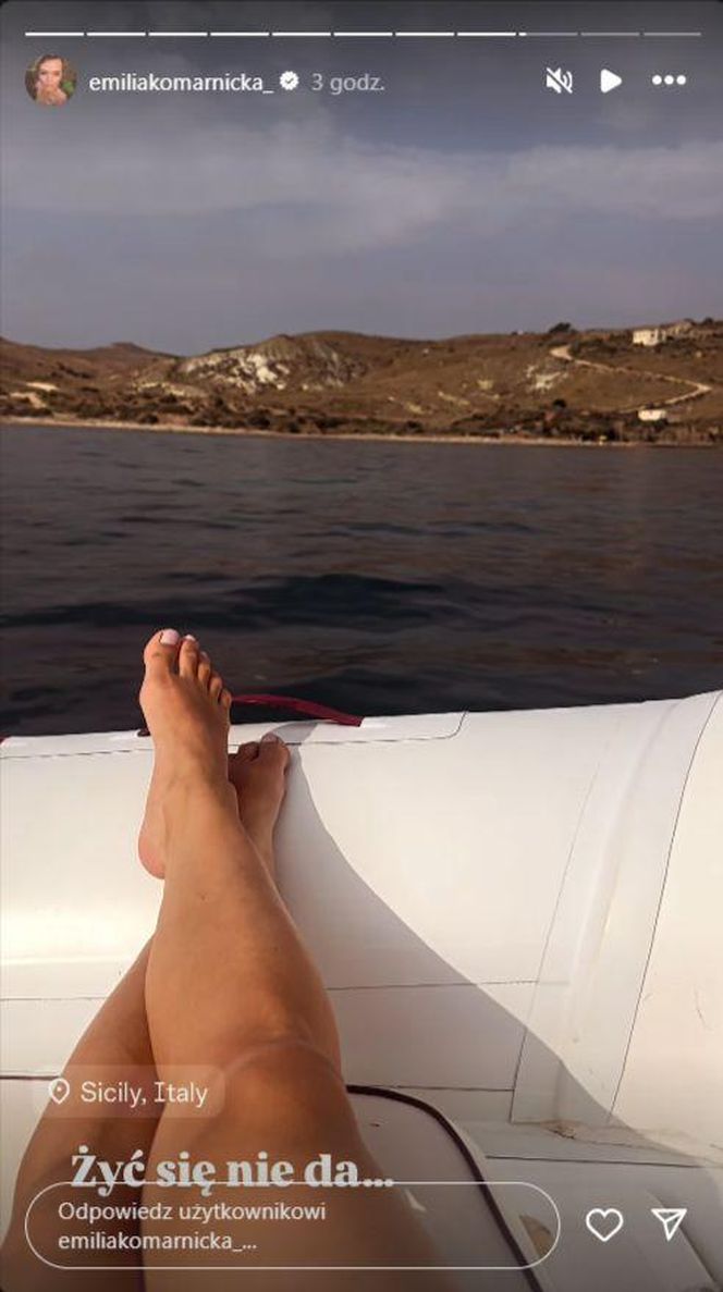 Emilia Komarnicka i Stefano Terrazzino na Sycylii