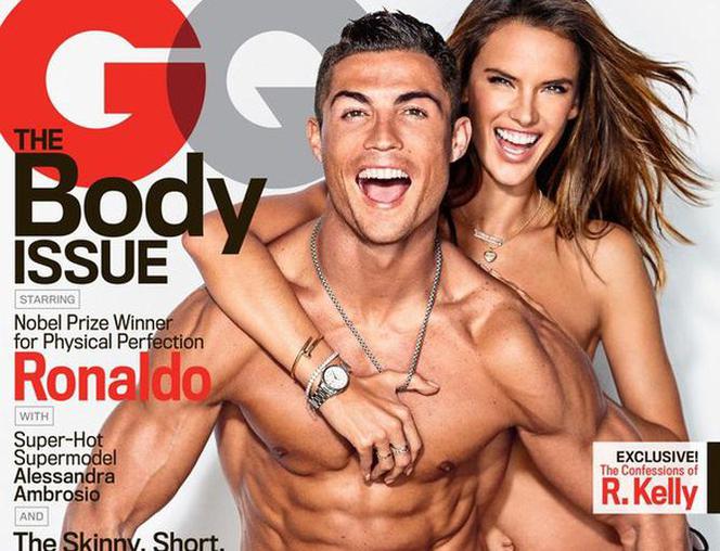Cristiano Ronaldo i Alessandra Ambrosio GQ