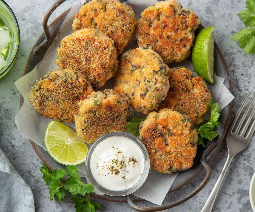 kotleciki rybne z ziemniakami