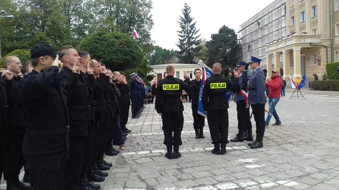 Ślubowanie nowych policjantów z Lubelszczyzny